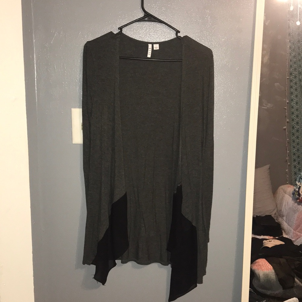 Gray Elle cardigan